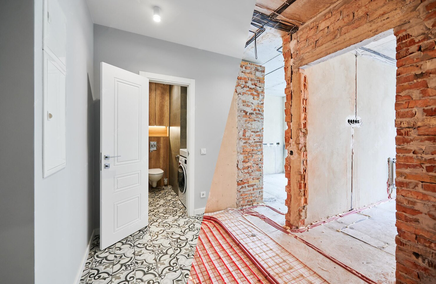 imagen antes y después de una reforma